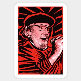 Ernesto Cardenal III Sticker